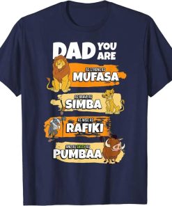 Disney The Lion King Dad You Are Word Stack Funny T Shirt 4