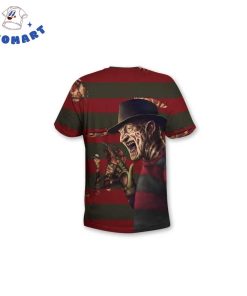 Freddy Krueger Threatening Halloween 3D Shirt 2