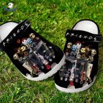 Friends Chucky Michael Myers Jason Ghostface Halloween Crocs, Freddy Krueger Jigsaw Pennywise  Pinhead Horror Movies Characters