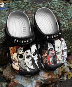 Friends Michael Myers Jason Freddy Krueger Pennywise Halloween Crocs, Horror Movies Characters Crocs