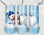 Tennis Snowman and Christmas Gifts Ugly Christmas Sweater