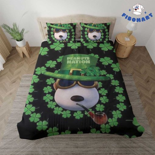 Peanuts Nation Snoopy And Shamrocks Happy Patrick’s Day Bedding Set