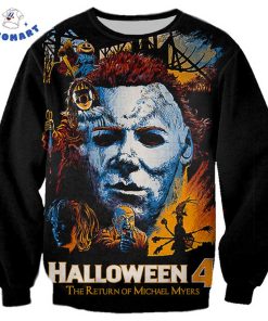 The Return Of Michael Myers 3D Hoodie Halloween 4 Hoodie 3