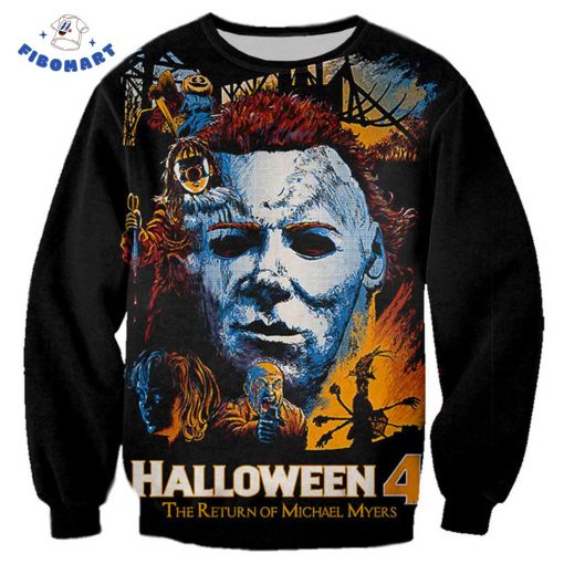 The Return Of Michael Myers 3D Hoodie, Halloween 4 Hoodie