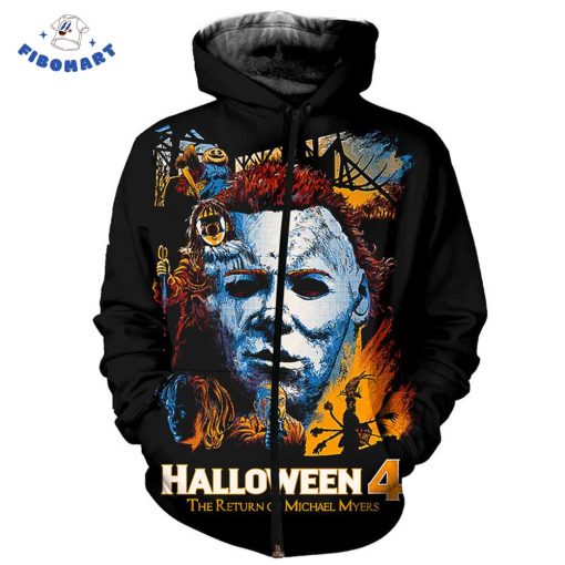 The Return Of Michael Myers 3D Hoodie, Halloween 4 Hoodie