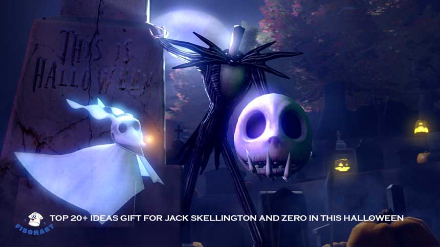 Top 20 Ideas Gift For Jack Skellington And Zero In This Halloween