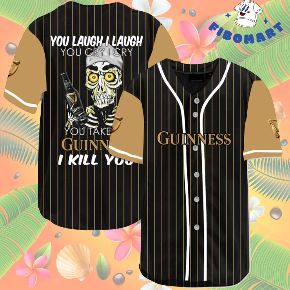 Achmed You Take My Guinnes I Kill You Baseball Jersey