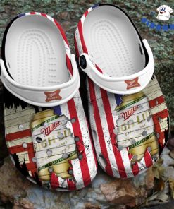 American Flag Mix Miller High Life Crocs