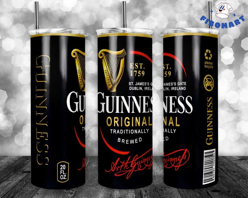 Guinness Original Beer Skinny Tumbler