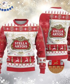 Stella Artois Snowflake Ugly Christmas Sweater