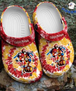 Tie Dye Captain Morgan Crocs