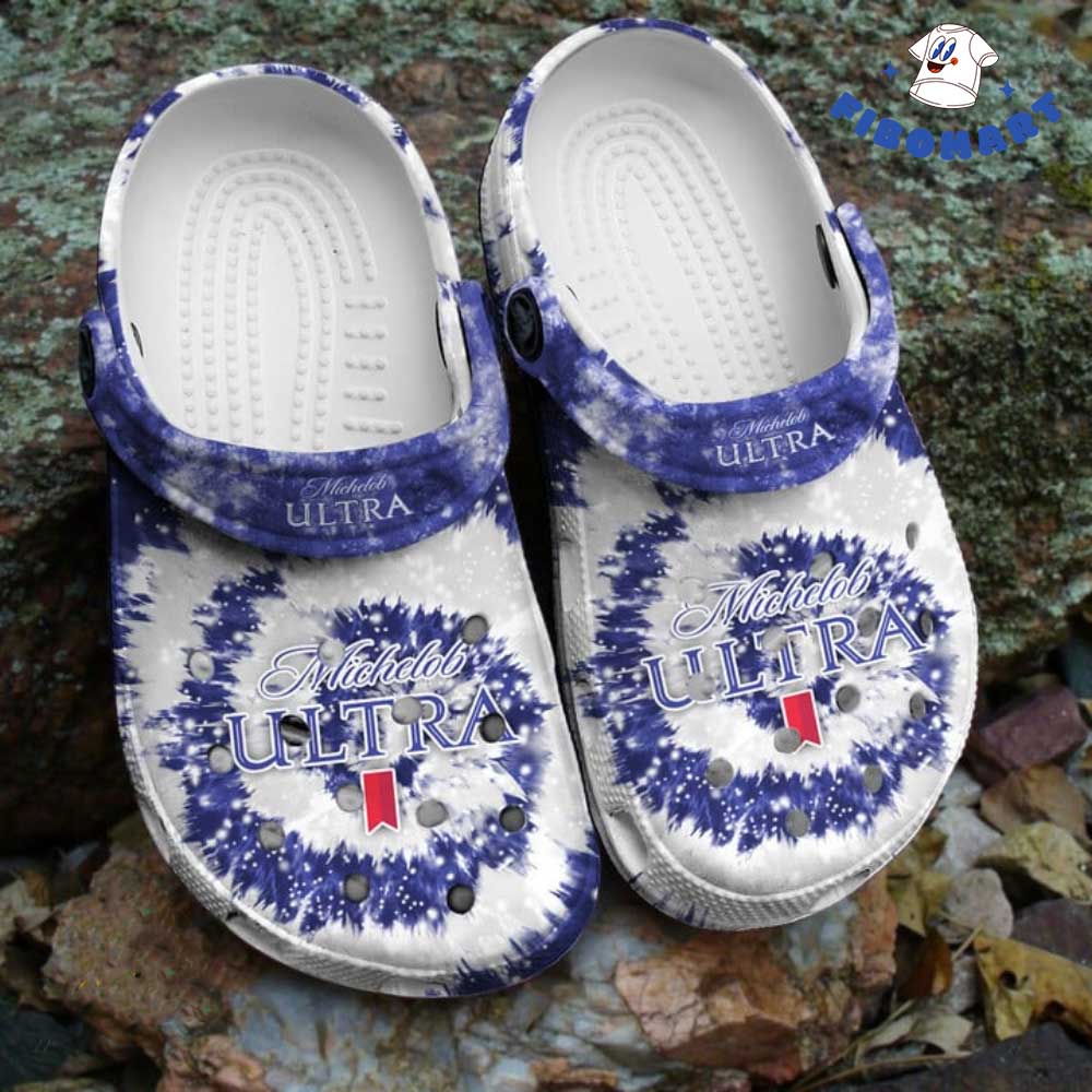 Tie Dye Michelob Ultra Crocs
