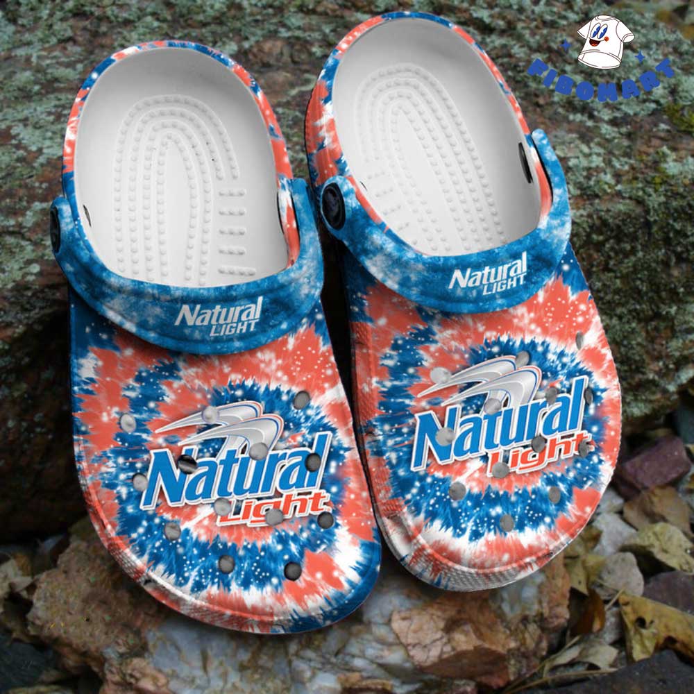 Tie Dye Natural Light Crocs