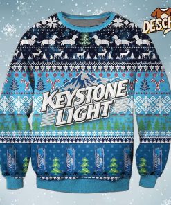 Keystone Light Beer Candy Ugly Christmas Sweater