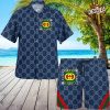 Gucci Minnie Mouse Disney Purple Hawaii Set For Men