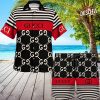 Gucci Queen Black Hawaii Set For Men