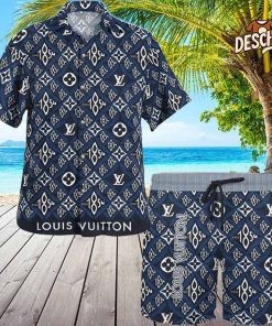 Louis Vuitton Blue Hawaii Set for Men