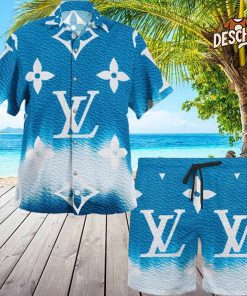 Louis Vuitton Blue Sky Hawaii Set for Men