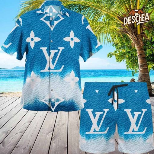 Louis Vuitton Blue Sky Hawaii Set for Men