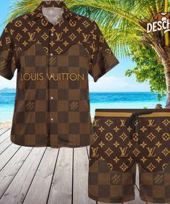 Louis Vuitton Brown Hawaii Set for Men