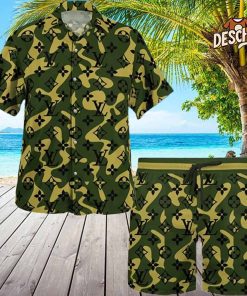 Louis Vuitton Camouflage Hawaii Set for Men