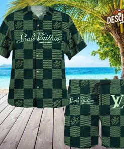 Louis Vuitton Green Hawaii Set for Men