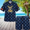 Louis Vuitton Grey Black Yellow Hawaii Set for Men