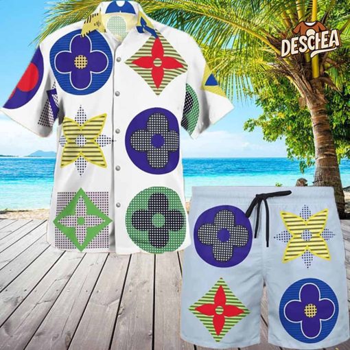 Louis Vuitton Pattern Hawaii Set For Men