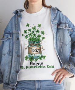 Lucky Vase Shamrock Happy St Patricks Day Shirt 2