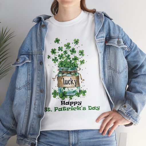 Lucky Vase, Shamrock, Happy St. Patricks Day Shirt