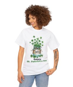 Lucky Vase Shamrock Happy St Patricks Day Shirt 5