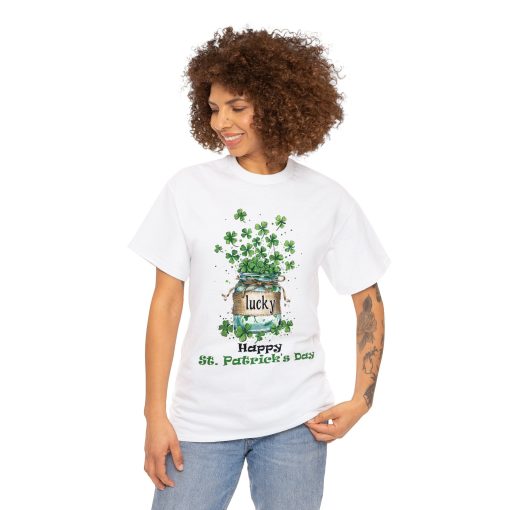 Lucky Vase, Shamrock, Happy St. Patricks Day Shirt