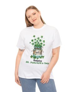 Lucky Vase Shamrock Happy St Patricks Day Shirt 6