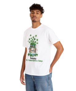 Lucky Vase Shamrock Happy St Patricks Day Shirt 8