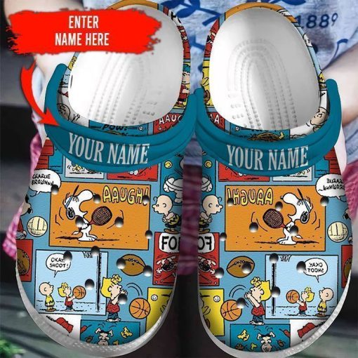 Deschea  Aaugh Snoopy Lover Clog Shoes