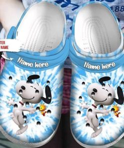 Deschea  Chill Out Snoopy Cute Clog Shoes