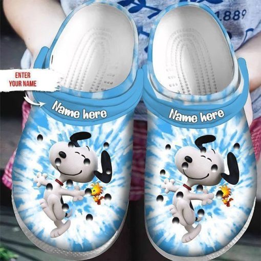 Deschea  Chill Out Snoopy Cute Clog Shoes