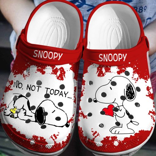 Deschea  Crocsband Snoopy Crocs 3D Clog Shoes