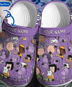 Deschea  Peanuts Snoopy Crocs 3D Clog Shoes