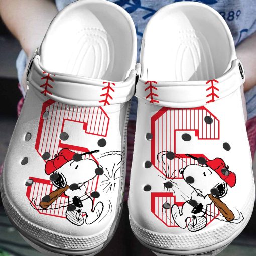 Deschea  Peanuts Snoopy Crocs Clogs Crocband Comfortable Shoes 3D