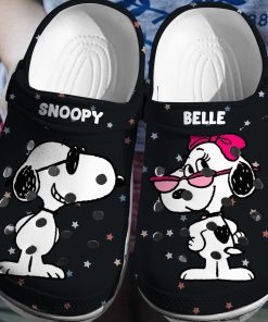 Deschea  Peanuts Snoopy Crocs Clogs Shoes Crocband Comfortable 3D