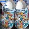 Deschea  Peanuts Snoopy Crocs Clogs Shoes Comfortable Crocband 3D