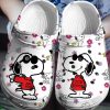 Deschea  Snoopy Crocs 3D Clog Peanuts Shoes