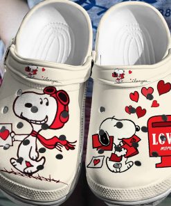 Deschea  Snoopy Cartoon Dog Crocs 3D Clog Shoes