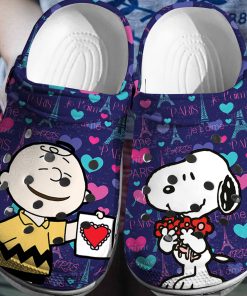 Deschea  Snoopy Charlie Crocs 3D Clog Shoes