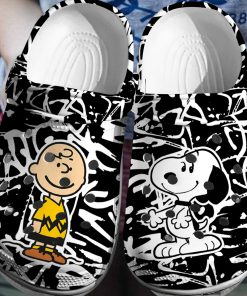 Deschea  Snoopy Charlie Crocs 3D Clog Shoes