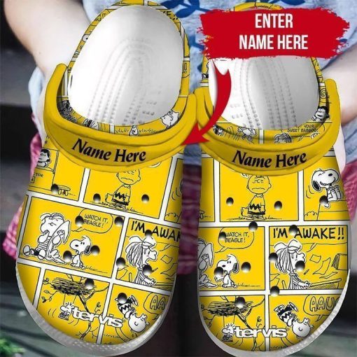 Deschea  Snoopy clog Shoes