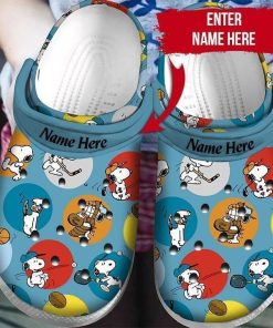 Deschea  Snoopy Comics clog Shoes