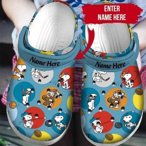 Deschea  Snoopy Comics clog Shoes