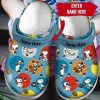 Deschea  Autism Awareness Snoopy Custom Name Clog Shoes